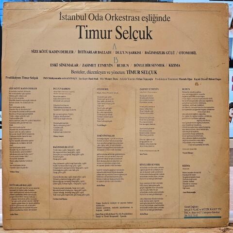 Timur Selçuk – Timur Selçuk - 3 LP PLAK