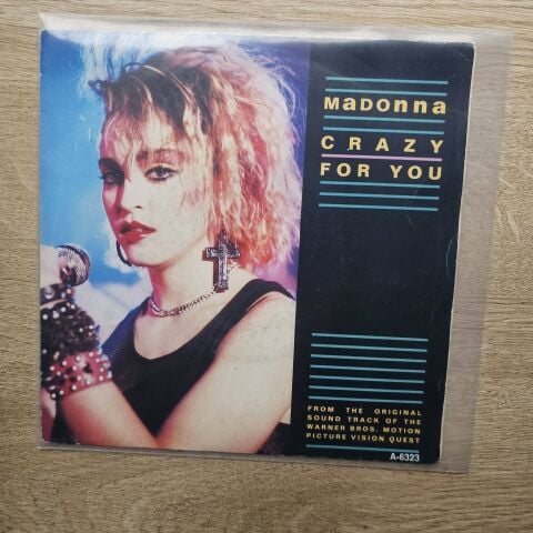 Madonna – Crazy For You 45LİK PLAK