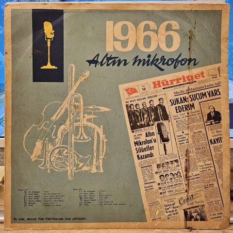 Various – 1966 Altın Mikrofon LP PLAK