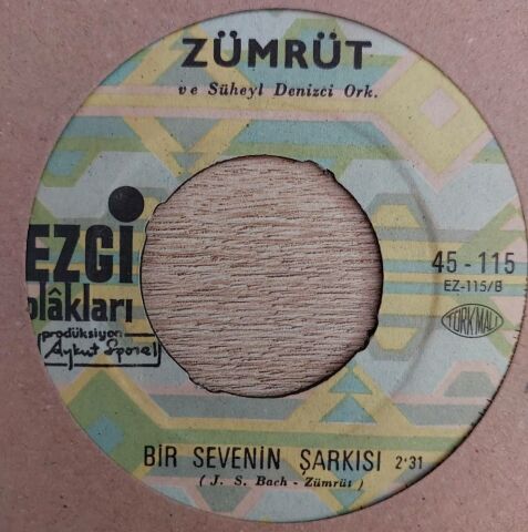 Zümrüt – Largo / Bir Sevenin Şarkısı 45LİK PLAK