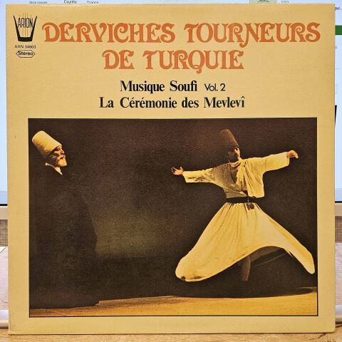 Confrérie Halvèti / Cercle ''Nureddin Cerrahï Türbesi Ve Mesçidi Koruma Dernègi'' – Derviches Tourneurs De Turquie - Musique Soufi Vol.2 - La Cérémonie Du Mevlevî LP PLAK