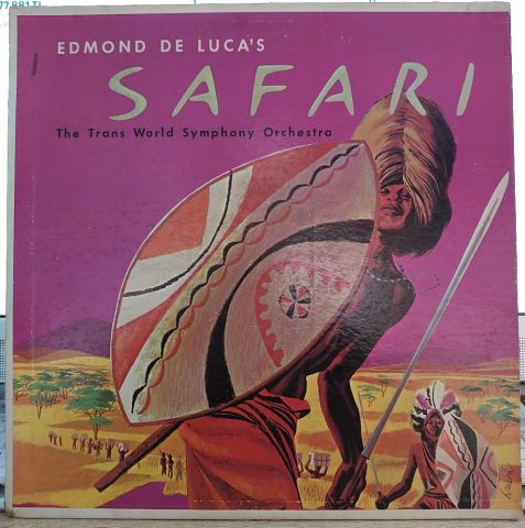 Edmond De Luca / The Trans World Symphony Orchestra* – Edmond De Luca's Safari LP PLAK