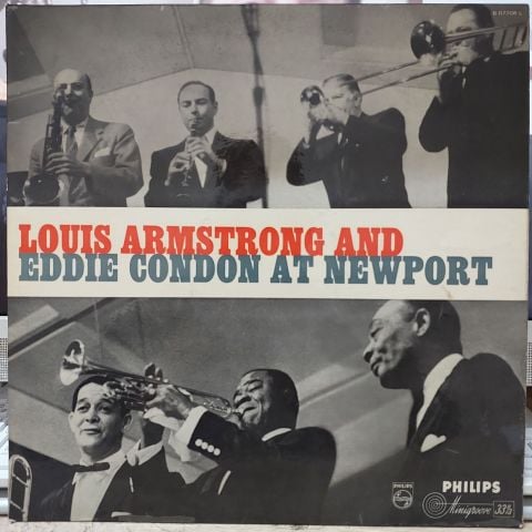 Louis Armstrong and Eddie Condon – At Newport LP PLAK