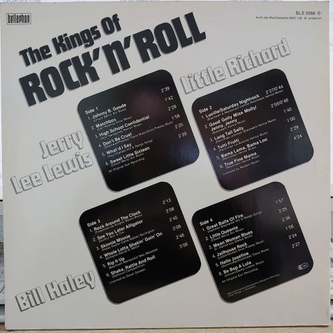 Bill Haley, Little Richard, Jerry Lee Lewis – The Kings Of Rock 'n' Roll LP PLAK