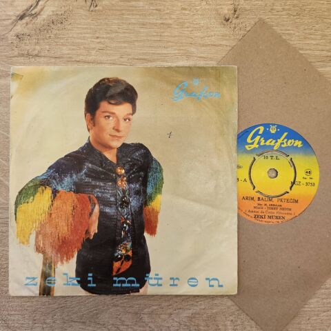 Zeki Müren – Arım, Balım, Peteğim / Aşkdan Da Üstün 45LİK PLAK