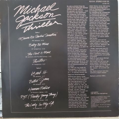 Michael Jackson – Thriller LP PLAK