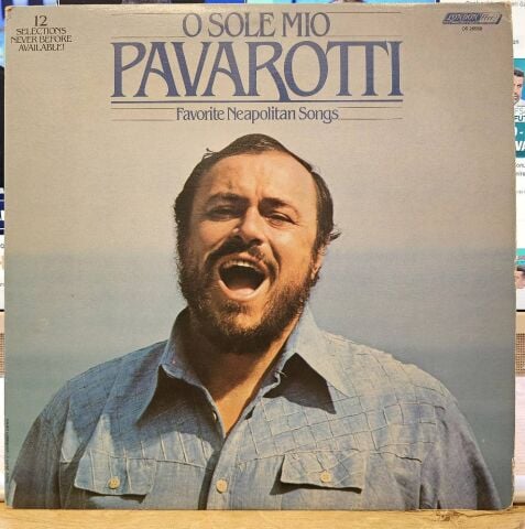 Luciano Pavarotti – O Sole Mio Favorite Neapolitan Songs LP PLAK