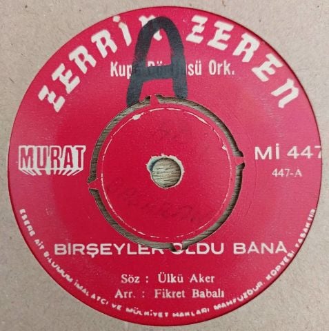 Zerrin Zeren – Birşeyler Oldu Bana / Başkası Yok 45LİK PLAK