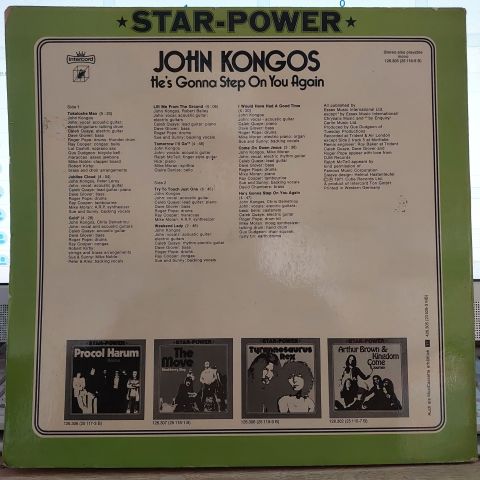 John Kongos – He's Gonna Step On You Again LP PLAK