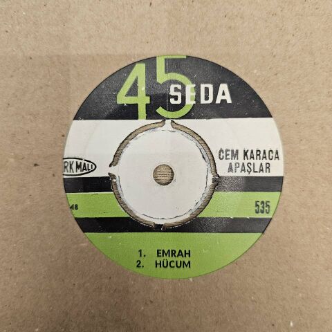 Cem Karaca  – Emrah / Hücum /  Karacaoğlan / Ayşem 45LİK PLAK