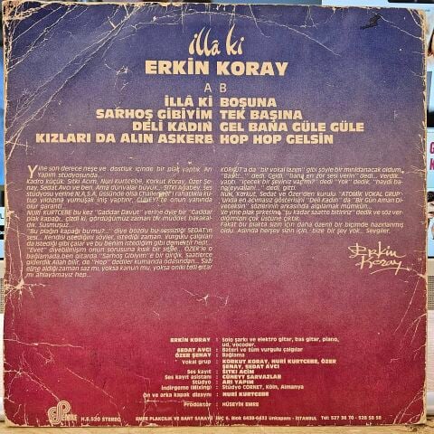 Erkin Koray – İlla Ki LP PLAK