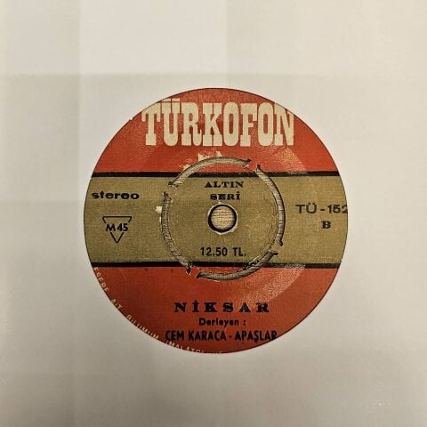 Cem Karaca - Apaşlar – Zeyno 45LİK PLAK