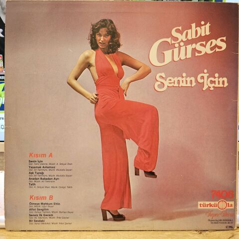 Sabit Gürses – Senin İçin LP PLAK