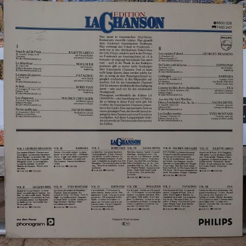 Various – Edition La Chanson LP PLAK