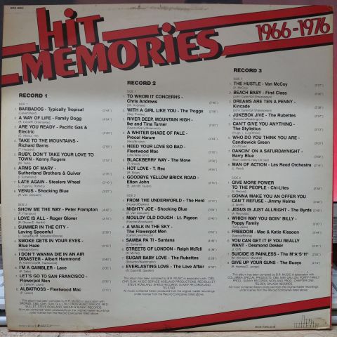 Various – Hit Memories 1966-1976 LP PLAK