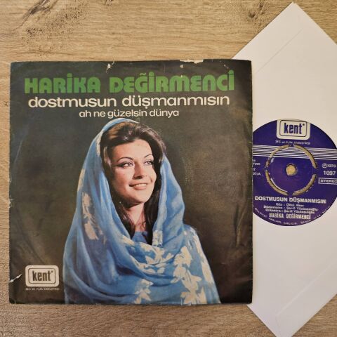 Harika Değirmenci – Dostmusun Düşmanmısın / Ah Ne Güzelsin Dünya 45LİK PLAK
