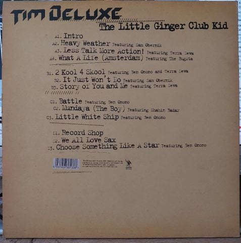 Tim Deluxe – The Little Ginger Club Kid LP PLAK