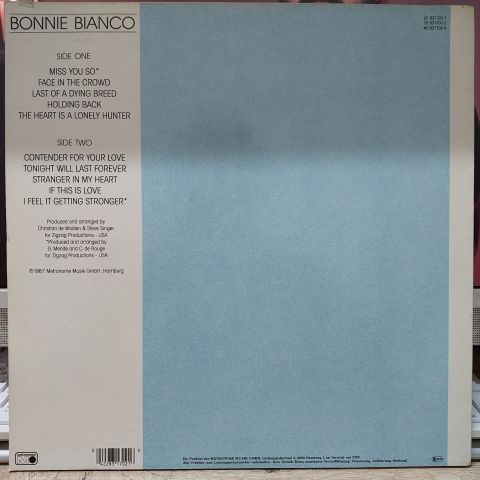 Bonnie Bianco – Just Me LP PLAK