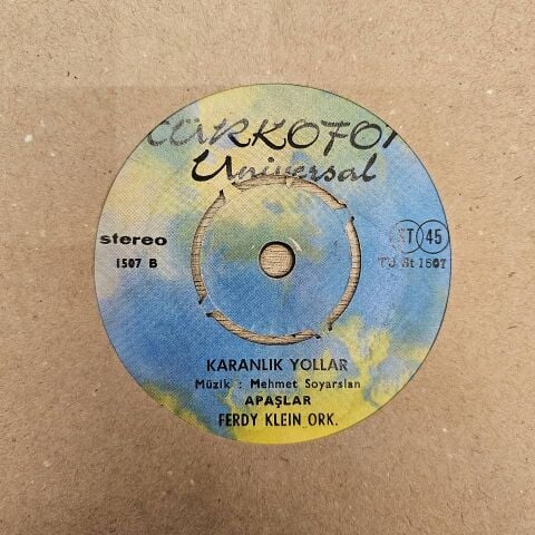 Cem Karaca & Apaşlar – Emrah 1970 / Karanlık Yollar 45LİK PLAK