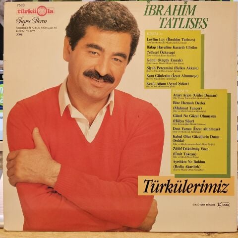İbrahim Tatlıses – Türkülerimiz LP PLAK