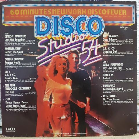 Various – Studio 54 Disco - 60 Minutes New York Disco Fever LP PLAK
