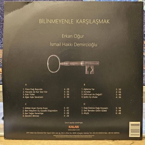 Erkan Oğur, İsmail Hakkı Demircioğlu – Bilinmeyenle Karşılaşmak LP PLAK