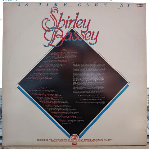 Shirley Bassey – As Time Goes By LP PLAK