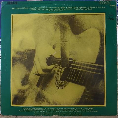 Jose Feliciano – And The Feeling's Good LP PLAK