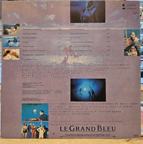 Eric Serra – Le Grand Bleu (Bande Originale Du Film De Luc Besson) LP PLAK