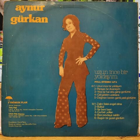 Aynur Gürkan – Uzun İnce Bir Yoldayım LP PLAK