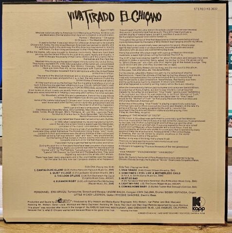 El Chicano – Viva Tirado LP PLAK