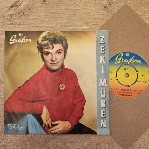 Zeki Müren – Maziden Gelen Yollar / Anlatılmaz Bin Dert İle 45LİK PLAK