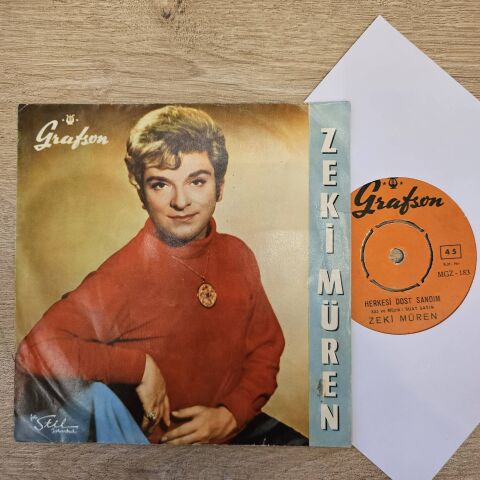 Zeki Müren – Geçti Bah Hazan Erdi / Herkesi Dost Sandım 45LİK PLAK