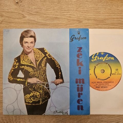 Zeki Müren – Açık Bırak Pencereni / Zalimin Zulmü 45LİK PLAK