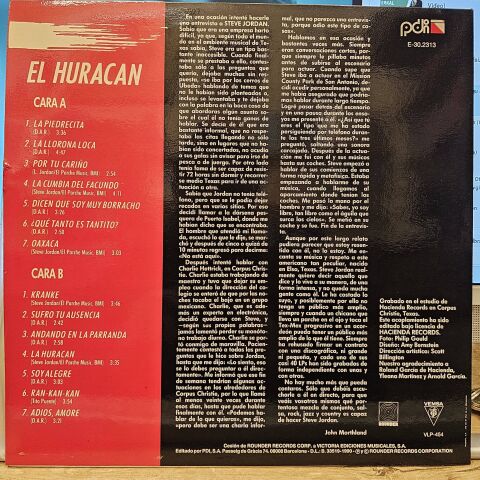 Steve Jordan – El Huracan LP PLAK