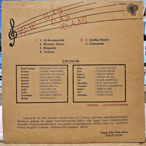 Muzaffer Özpınar – İşte Saz İşte Caz İşte Dans LP PLAK