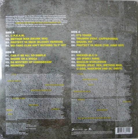 Wu-Tang Clan – Legend Of The Wu-Tang: Wu-Tang Clan's Greatest Hits LP PLAK