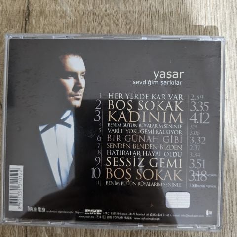 Yaşar – Sevdiğim Şarkılar CD