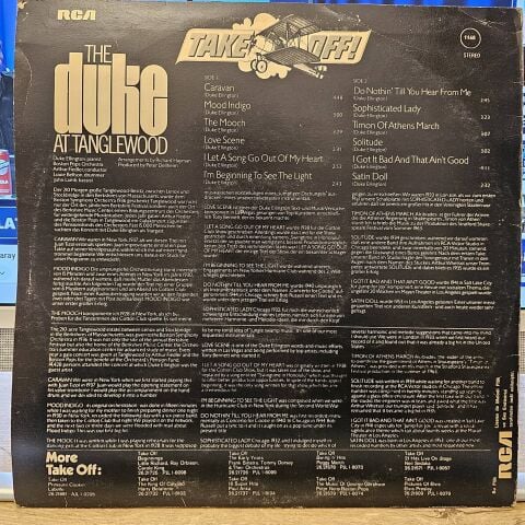 Duke Ellington - Boston Pops / Arthur Fiedler – The Duke At Tanglewood LP PLAK