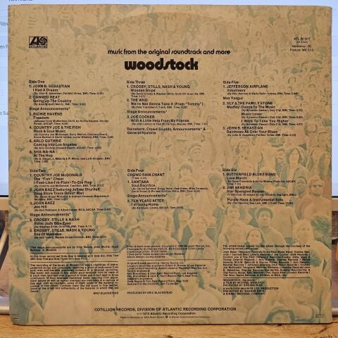 Various – Woodstock - Music From The Original Soundtrack And More LP PLAK