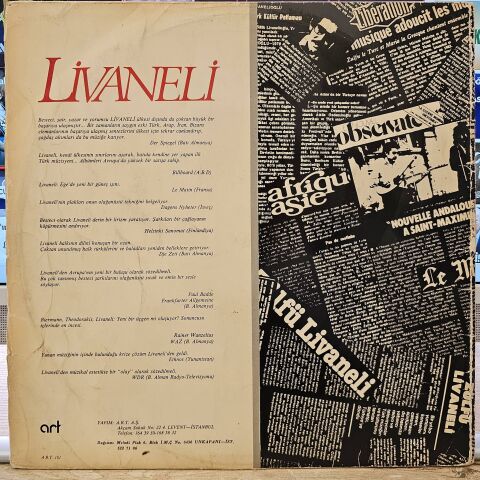 Zülfü Livaneli – Ada LP PLAK