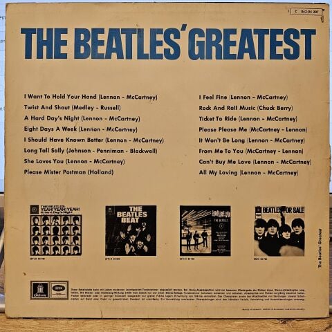 The Beatles – The Beatles' Greatest LP PLAK