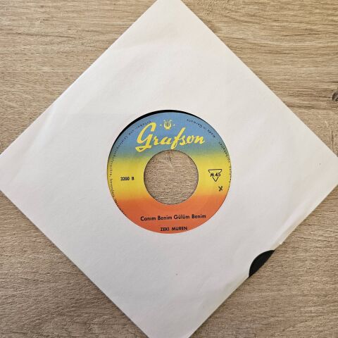 Zeki Müren – Gül Ağacı Değilem / Canım Benim Gülüm Benim 45LİK PLAK