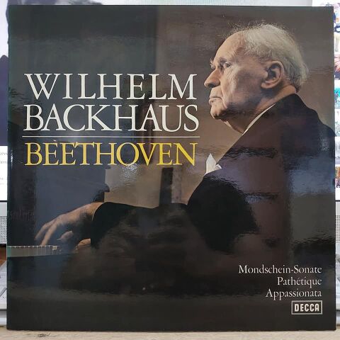 Wilhelm Backhaus, Beethoven – Mondschein-Sonate / Pathétique LP PLAK