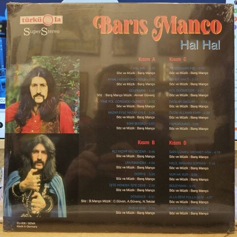 BARIŞ MANÇO - HAL HAL LP PLAK