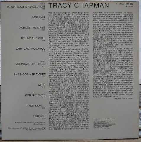Tracy Chapman – Tracy Chapman LP PLAK