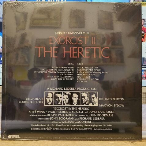 Ennio Morricone – Exorcist II: The Heretic LP PLAK