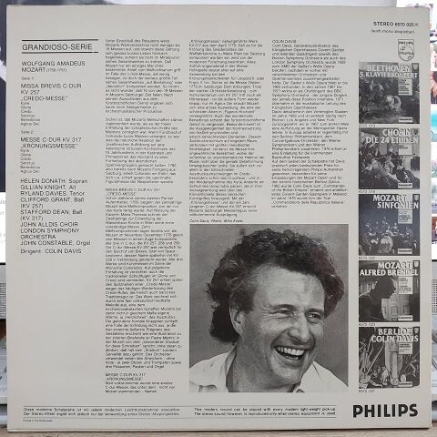 Mozart The London Symphony Orchestra, Sir Colin Davis – Krönungsmesse LP PLAK