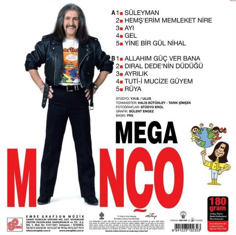 BARIŞ MANÇO - MEGA MANÇO LP PLAK