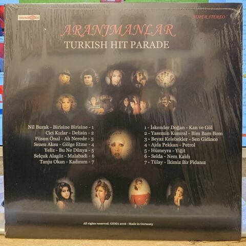 Various – Aranjmanlar - Turkish Hit Parade LP PLAK
